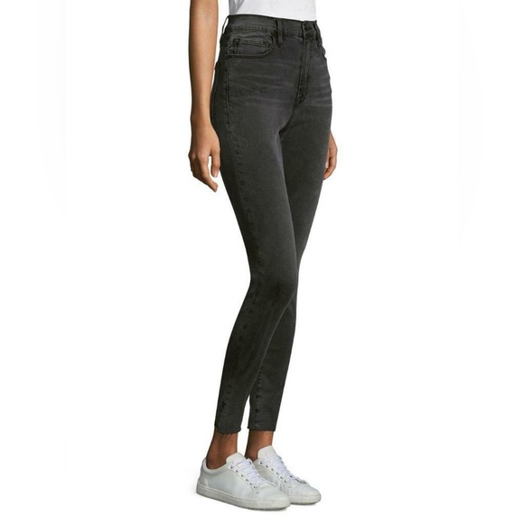 Frame Denim Denim - Frame Denim Dartmouth Grey Ali High RIse Women's Dark Grey Skinny Jeans. Size 24